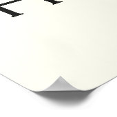 Flitterwochenbrücke NH Winterlandschaft Poster (Ecke)