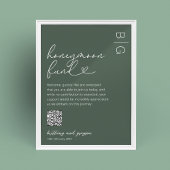 Flitterwochenfonds QR Code Wedding Poster