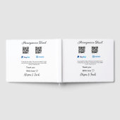 Flitterwochenfonds venomo paypal donation Q R paar Gästebuch (Voll)