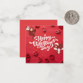 Flitterwochenkarte Mitteilungskarte (Vorderseite/Rückseite Beispiel)