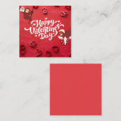 Flitterwochenkarte Mitteilungskarte (Vorne/Hinten)