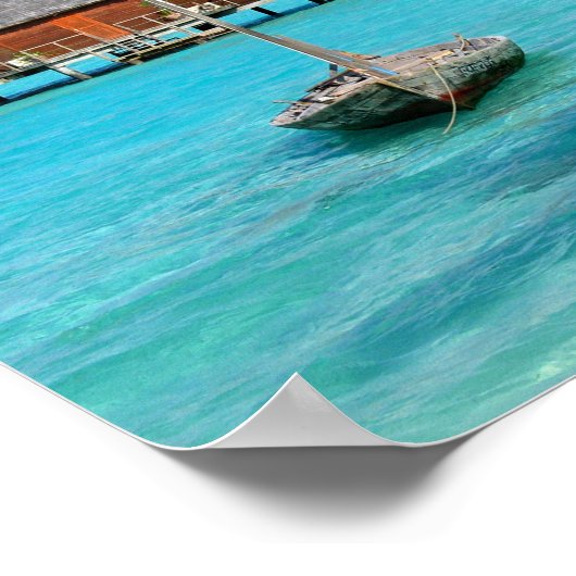 Flitterwochenvilla, Malediven Poster (Ecke)