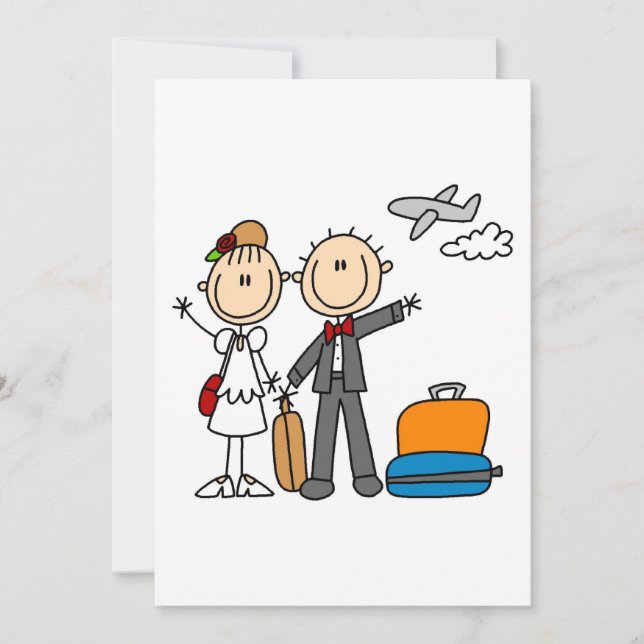 Flitterwochenzeit für die Braut und den Groom (Vorderseite)