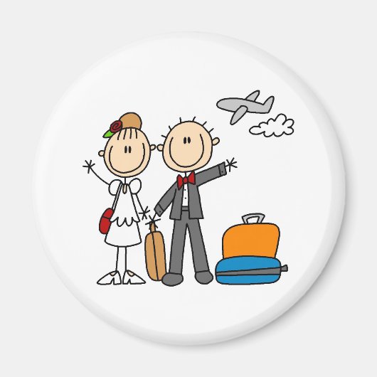 Flitterwochenzeit für die Braut und den Groom Magn Magnet (Vorne)