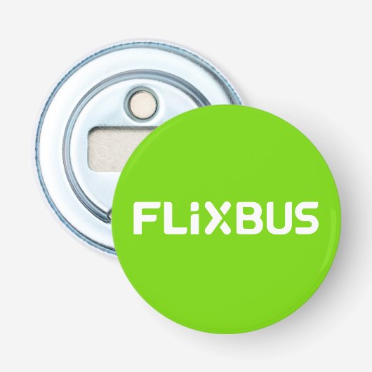 Flixbus-Flaschenöffner Flaschenöffner (Vorderseite)