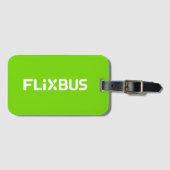 Flixbus-Gepäcktag Gepäckanhänger (Vorderseite (Horizontal))
