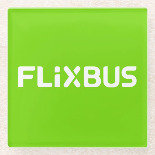 Flixbus Glass Untersetzer (Vorderseite)