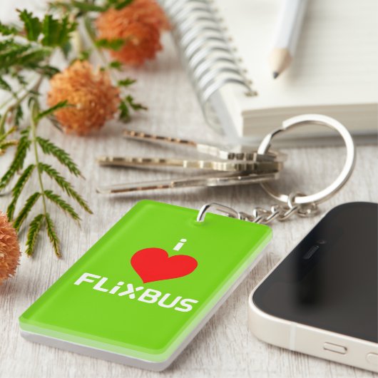 Flixbus Keyring Schlüsselanhänger (Vorderseite rechts)