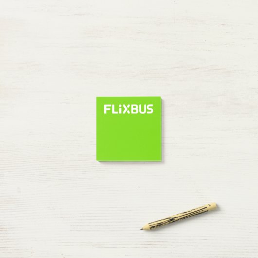 Flixbus-Kommentare Post-it Klebezettel (Auf Schreibtisch)