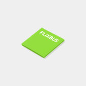 Flixbus-Kommentare Post-it Klebezettel (angewinkelt)