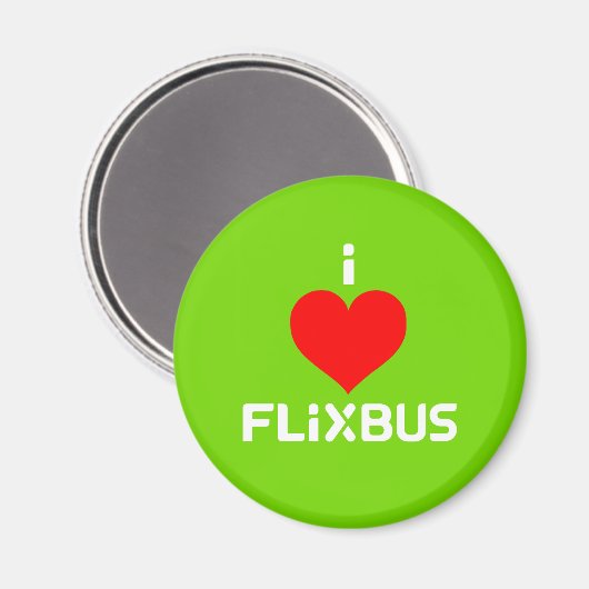 Flixbus Magnet (Vorderseite/Rückseite)