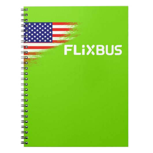 Flixbus Notebook Notizblock (Vorderseite)