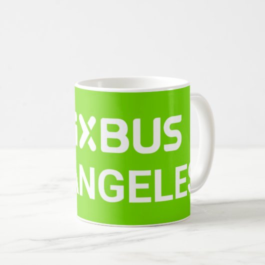 Flixbus-Tasse Kaffeetasse (VorderseiteRechts)