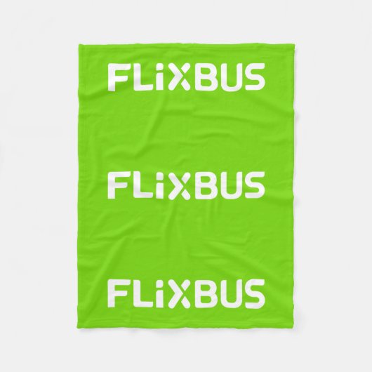 Flixbus Throw Blanket Fleecedecke (Vorderseite)