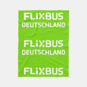 Flixbus Throw Blanket Fleecedecke (Vorderseite)