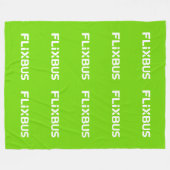 Flixbus Throw Blanket Fleecedecke (Vorderseite (Horizontal))