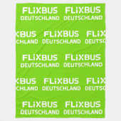 Flixbus Throw Blanket Fleecedecke (Vorderseite)
