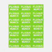 Flixbus Throw Blanket Fleecedecke (Vorderseite)