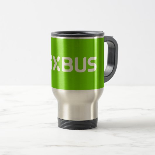 Flixbus Travel Mug Reisebecher (VorderseiteRechts)