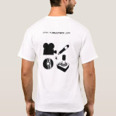 Flixnjoystix.com T-Shirt (Rückseite)