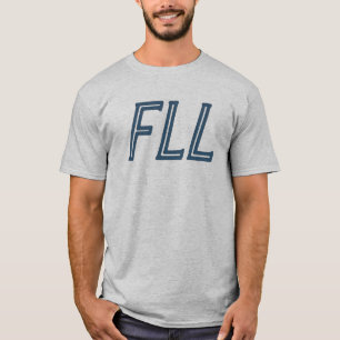 FLL Fort Lauderdale Airport Code - Bold Florida T-Shirt