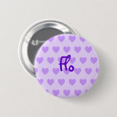 Flo Lila Button (Vorne & Hinten)