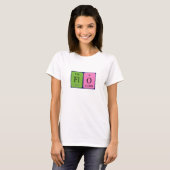 Flo Periodic Table name Shirt (Vorne ganz)