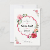 Floal Funeral Program Flyer Einladung (Vorderseite)