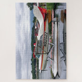 Float Flugzeug 12, Lake Hood, Anchorage, Alaska, U Puzzle (Vertikal)