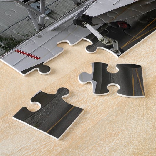 Float Flugzeug 24, Lake Hood, Alaska Puzzle (Seite)