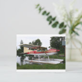 Float Flugzeug 3, Lake Hood, Anchorage, Alaska, US Postkarte (Stehend Vorderseite)