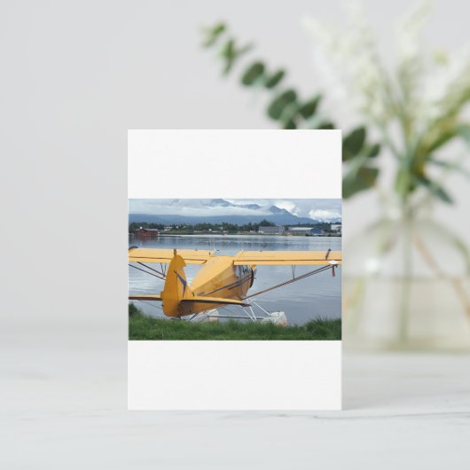 Float Flugzeug 6, Lake Hood, Anchorage, Alaska, US Postkarte (Stehend Vorderseite)