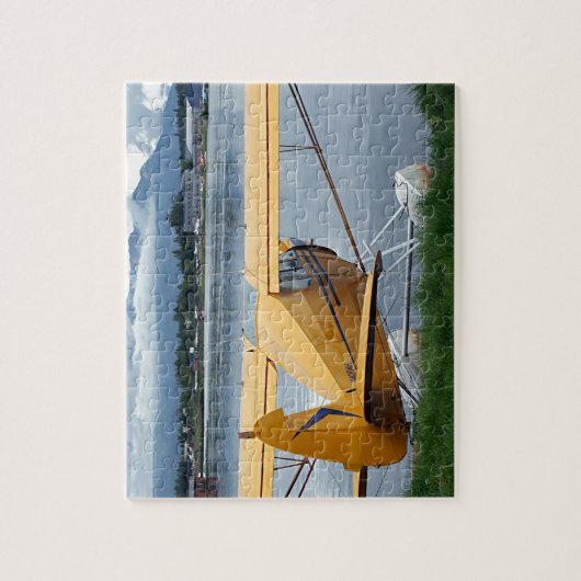Float Flugzeug 6, Lake Hood, Anchorage, Alaska, US Puzzle (Vertikal)