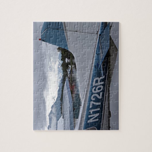 Float Flugzeug 8, Lake Hood, Alaska, USA Puzzle (Vertikal)