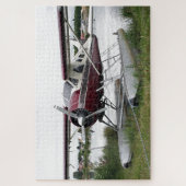 Float Flugzeug, Lake Hood, Anchorage, Alaska, USA Puzzle (Vertikal)