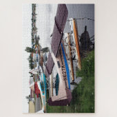 Float Flugzeug, Lake Hood, Anchorage, Alaska, USA Puzzle (Vertikal)