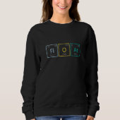 float funny chemistry onewheel eskate float life s sweatshirt (Vorderseite)