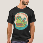 Float Like A Buccaneer Frog T-Shirt (Vorderseite)