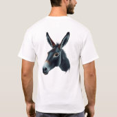 Float mit Donkey Face Art T-Shirt (Rückseite)
