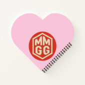 Float mit guten Vibes niedliches Bootdesign Notizblock (Rückseite)