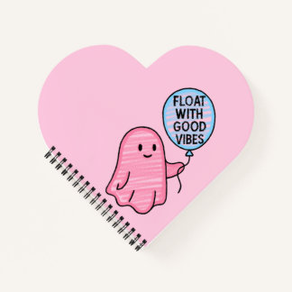 Float mit guten Vibes niedliches Bootdesign Notizblock
