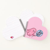 Float mit guten Vibes niedliches Bootdesign Notizblock (Innenseite)