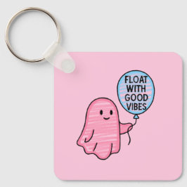 Float mit guten Vibes niedliches Bootdesign Schlüsselanhänger