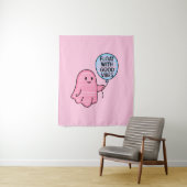 Float mit guten Vibes niedliches Bootdesign Wandteppich (Beispiel)