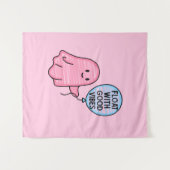 Float mit guten Vibes niedliches Bootdesign Wandteppich (Vorderseite (Horizontal))