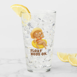 Float-Modus aktiviert: Sommerkatze-Limonen-Poolpar Glas