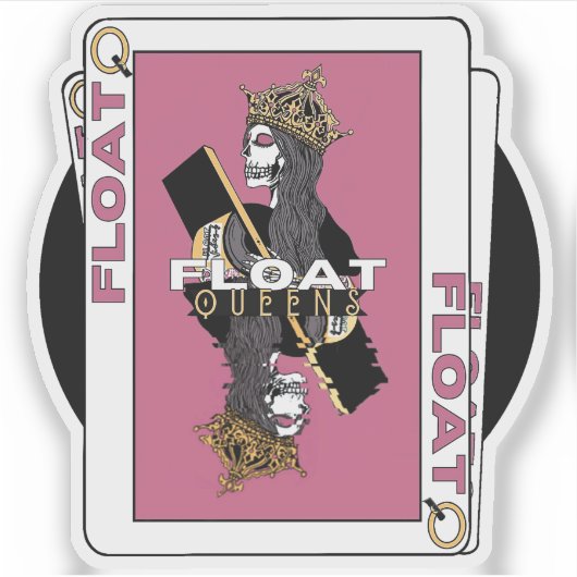 Float Queen Sticker (Vorderseite)