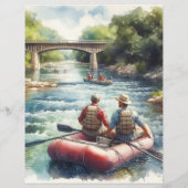 Float Trip Birthday Adventure Flyer (Hinten)