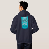 Float Your Fit Ocean Kapuzenpullover Hoodie (Schwarz voll)