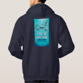 Float Your Fit Ocean Kapuzenpullover Hoodie (Rückseite)